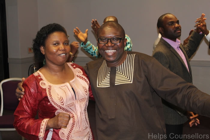 Guests and facilitators at the HELPS Counsellors Cleave 2015 event