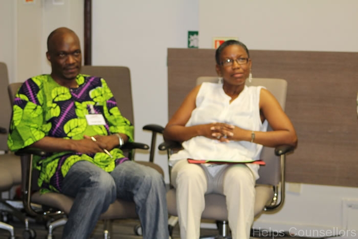 Guests and facilitators at the HELPS Counsellors Cleave 2015 event