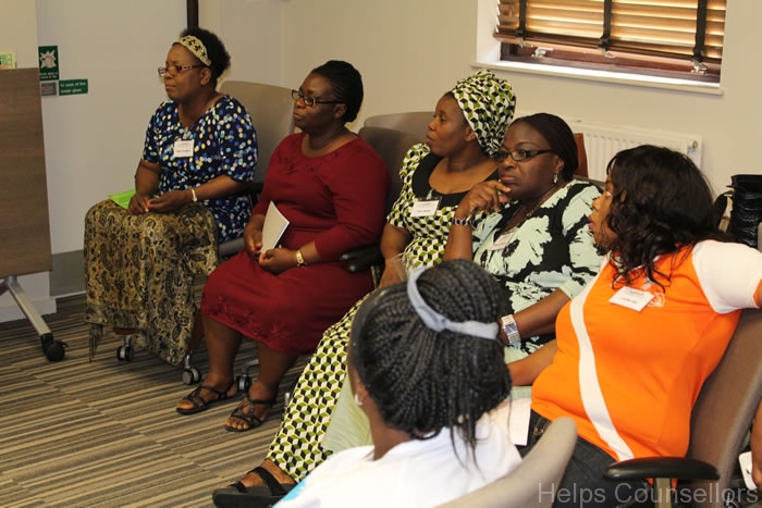 A moment from a HELPS Counsellors event