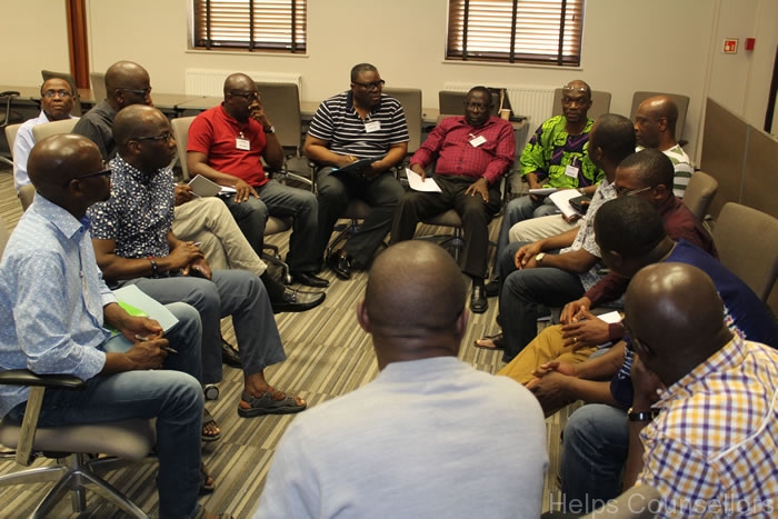 A moment from a HELPS Counsellors event