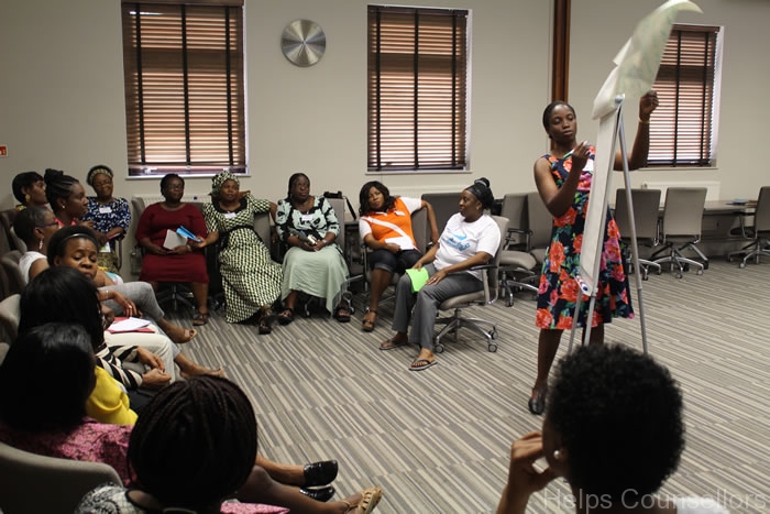 A moment from a HELPS Counsellors event