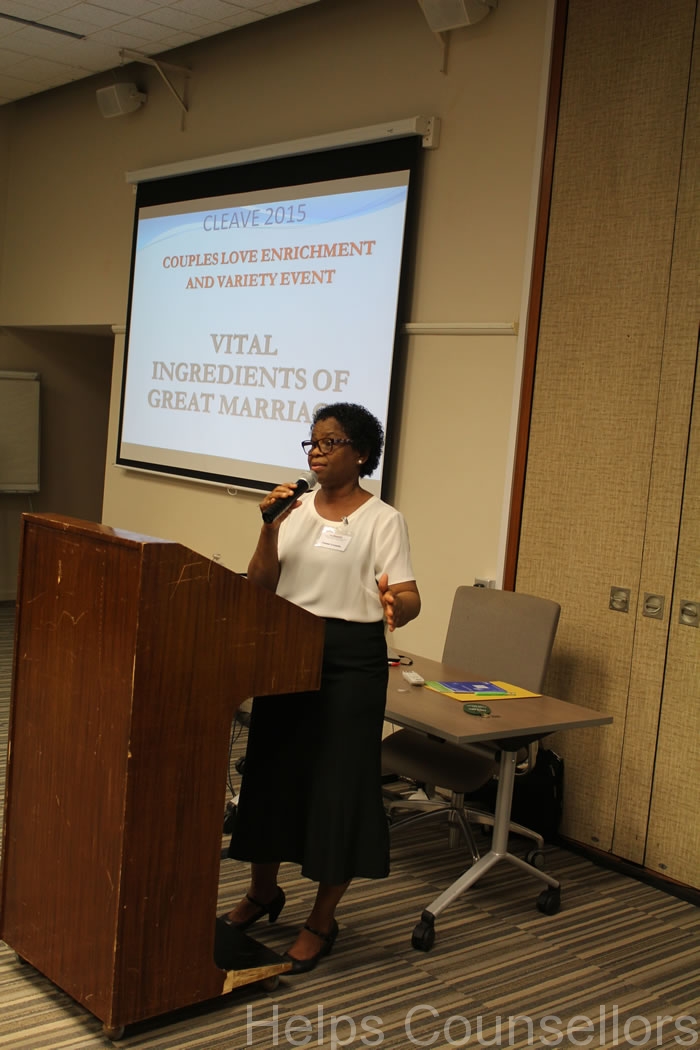 A moment from a HELPS Counsellors event
