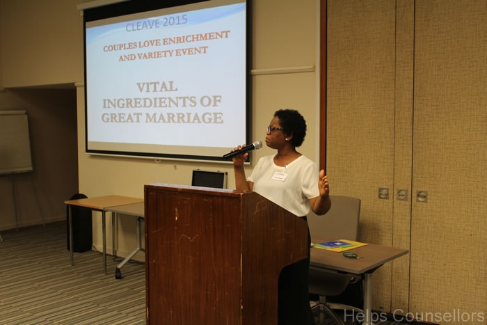 A moment from a HELPS Counsellors event
