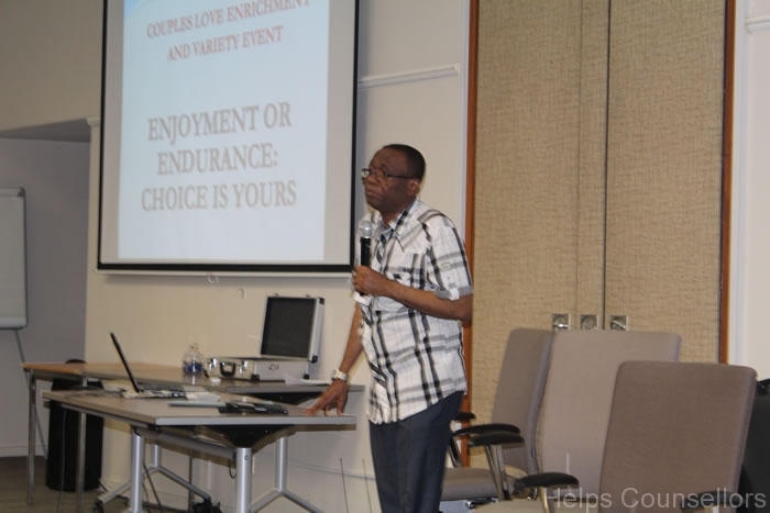 A moment from a HELPS Counsellors event