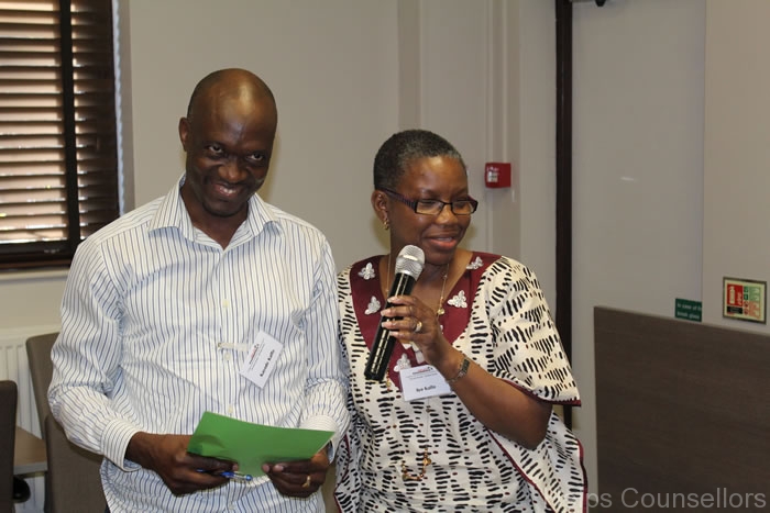 Guests and facilitators at the HELPS Counsellors Cleave 2015 event